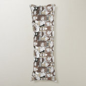 ヒップスターパターン体枕 ボディピロー (正面縦)