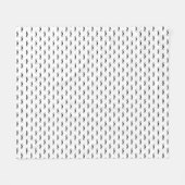 ヒップスターパターン フリースブランケット (正面(横))