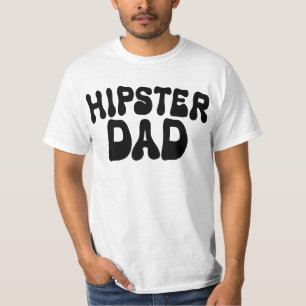 ヒップスターパパおもしろい型ヴィンテージ Tシャツ