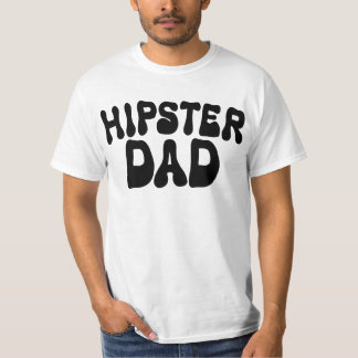 ヒップスターパパおもしろい型ヴィンテージ Tシャツ