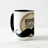 ヒップスターパパマグカップ：究極の口ひげコレクション マグカップ (正面左)