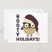 ヒップスターパーティの休日！ シーズンポストカード (正面/裏面)