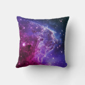 ヒップスターパープルグラデーションモンキーヘッド星雲 クッション (裏面)