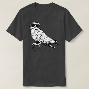 ヒップスターフクロウ Tシャツ