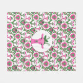 ヒップスターヤギ |トータル™ フリースブランケット (正面(横))