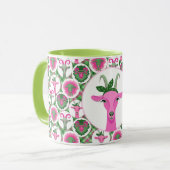 ヒップスターヤギ |トータル™ マグカップ (正面左)