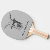 ヒップスターヤギ 卓球ラケット (横)