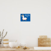 ヒップスターラマ ポスター (キッチン)