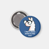 ヒップスターラマ マグネット (正面/裏面)