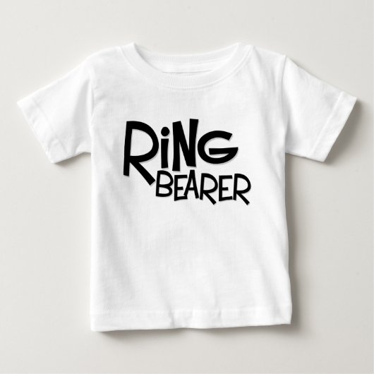 ヒップスターリングや輪ベアラ ベビーTシャツ (正面)