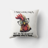 ヒップスタールースターおもしろいことわざ クッション (裏面)