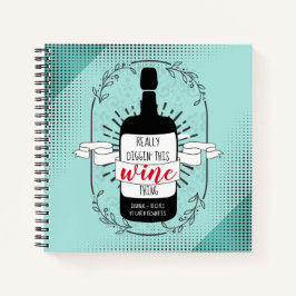 ヒップスターワイン葡萄ジャーナル食品ペアリングノート ノートブック