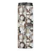 ヒップスター型モノグラムカスタムタンブラー タンブラー (裏面)