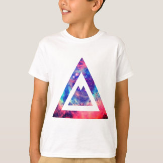 ヒップスター宇宙三角形 Tシャツ