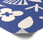 ヒップスター植物平和パターン | ポスター (角)