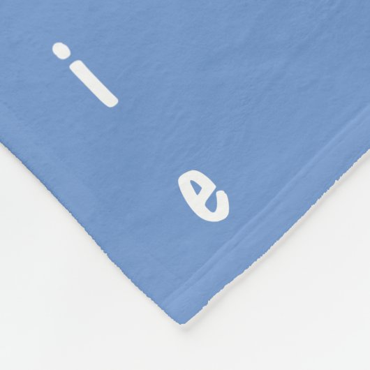 ヒップスター氏クールキツネ男の赤ちゃん フリースブランケット (角)