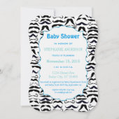 ヒップスター氏リルの男の口ひげヴィンテージレトロ 招待状 (正面)