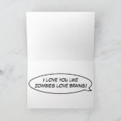 ヒップスター犬のバレンタインのドーベルマン犬のギークの漫画カード シーズンカード (内部)