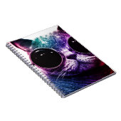 ヒップスター猫のポップアート ノートブック (右側)