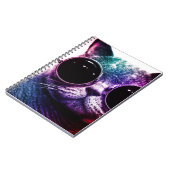 ヒップスター猫のポップアート ノートブック (左側)