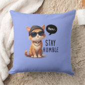 ヒップスター猫の装飾用クッション クッション (ブランケット)