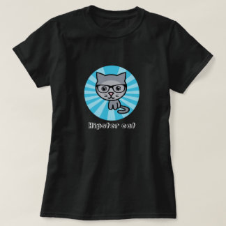 ヒップスター猫のTシャツ Tシャツ
