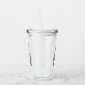 ヒップスター猫 アクリルタンブラー (左)