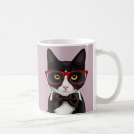 ヒップスター猫 コーヒーマグカップ