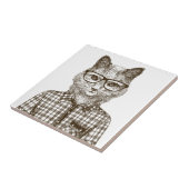 ヒップスター猫 タイル (側面)