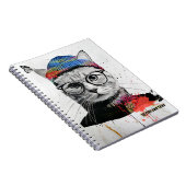 ヒップスター猫 | ノートブックのジャーナル ノートブック (右側)