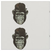 ヒップスター猿 ファブリック (クローズアップ)