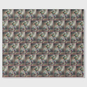 ヒップスター祖母踊り ラッピングペーパー (フラット)