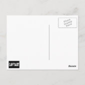 ヒップスター豚 ポストカード (裏面)