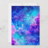 ヒップスター象ネブラ宇宙。 招待状 (裏面)