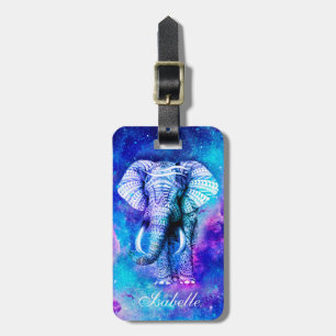 ヒップスター象星雲宇宙。                     ラゲッジタグ