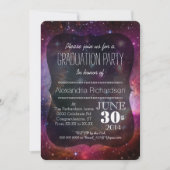 ヒップスター銀河系宇宙卒業パーティー 招待状 (正面)