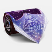 ヒップスター銀河系猫 ネクタイ (ロール)