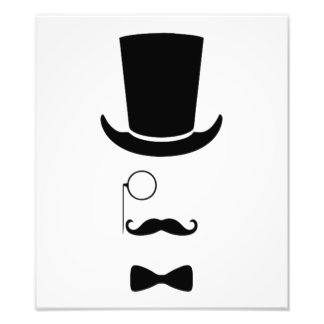 ヒップスター顔フォトプリント フォトプリント           