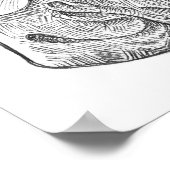 ヒップスター・カール・ポスター ポスター (角)