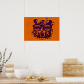 ヒップスター・タイガー ポスター (キッチン)