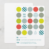 ヒップスター ツイスター バースデー インビテーション (正面/裏面)