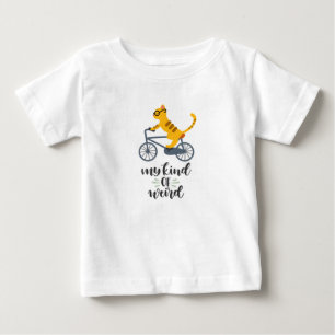 ヒップスター・バイク・キャット・ティー ベビーTシャツ