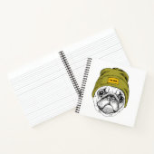 ヒップスター・パグ | カッコいい ノートブック (内部)