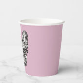 ヒップスター・ブルドッグ 紙コップ (裏面)