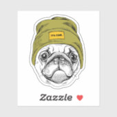 ヒップスター・プグ |クール シール (シート)