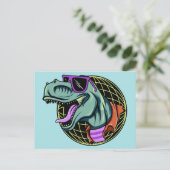 ヒップスターTレックスはがき ポストカード (スタンド正面)