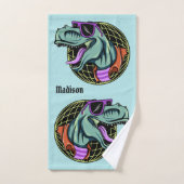 ヒップスターTレックス名前をカスタムする&カラータオルセット バスタオルセット (ハンドタオル)