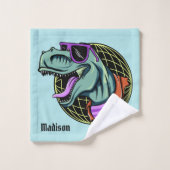 ヒップスターTレックス名前をカスタムする&カラータオルセット バスタオルセット (ウォッシュタオル)