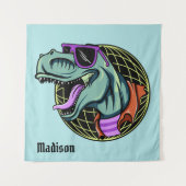 ヒップスターTレックス名前をカスタムする&カラータペストリー タペストリー (正面(横))