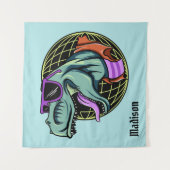 ヒップスターTレックス名前をカスタムする&カラータペストリー タペストリー (正面)